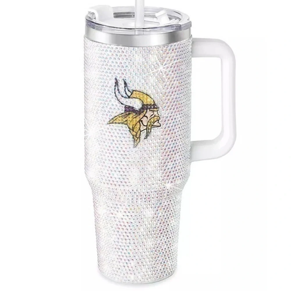 NIB. NFL Minnesota Vikings Bling Colossal Tumbler